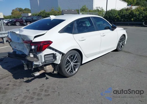 2025 Honda Civic Sport z USA, uszkodzony, nr VIN 2HGFE2F54SH576118